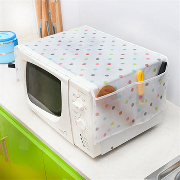 Microwave Oven Dust Proof Cover With Storage Bag Waterproof Kitchen 8C 